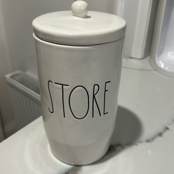 Rae Dunn white “Store” canister - Picture 1 of 3